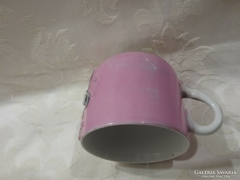 Antique pink mug 8 cm