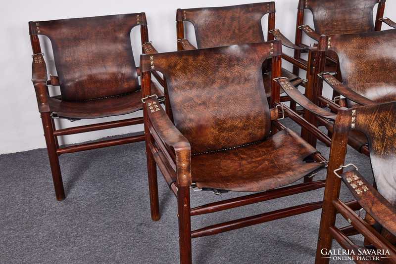 Extra special, Scandinavian-style, safari chair, 6-piece set