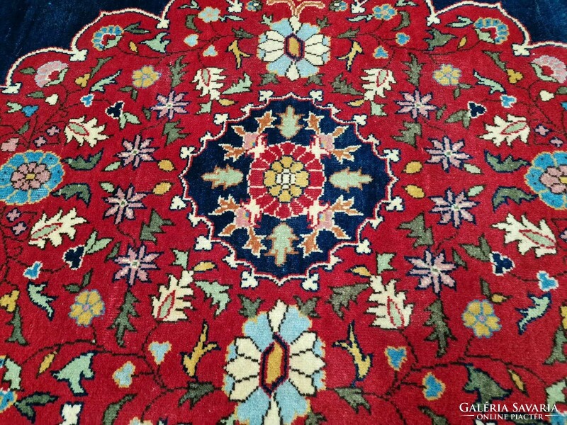 Álomszép iráni tabriz 230x335 kézi csomózású gyapjú perzsa szőnyeg MZ250