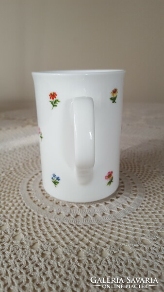 Beautiful bone china mug with tiny flowers