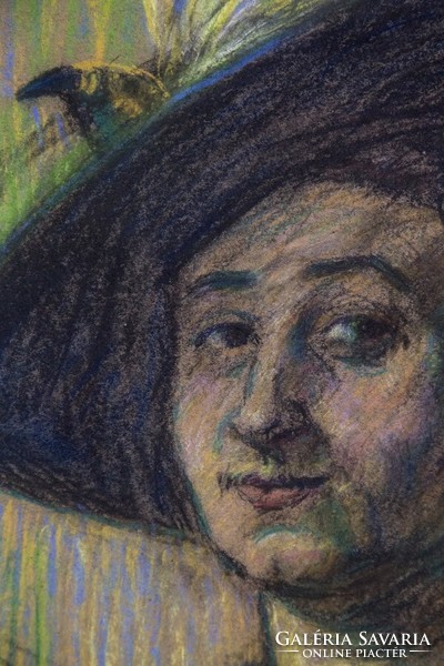 István Nagy (1873 - 1937): portrait of Mrs. Barabás, 1917 - 50755