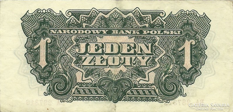 1 Zloty 1944 Poland vh.
