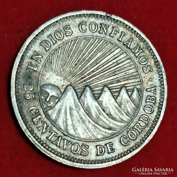 1965. Nicaragua 25 Centavos  (1640)