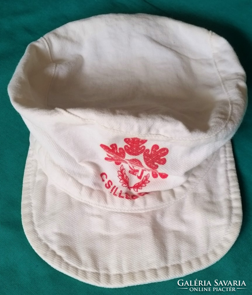 To collection! ! Small summer children's cap, hat, with the logo of the pioneer camp in Csillebérc, small size