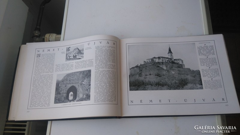 Crow-element Hungarian castles 1933-Greater Hungary! Four languages!