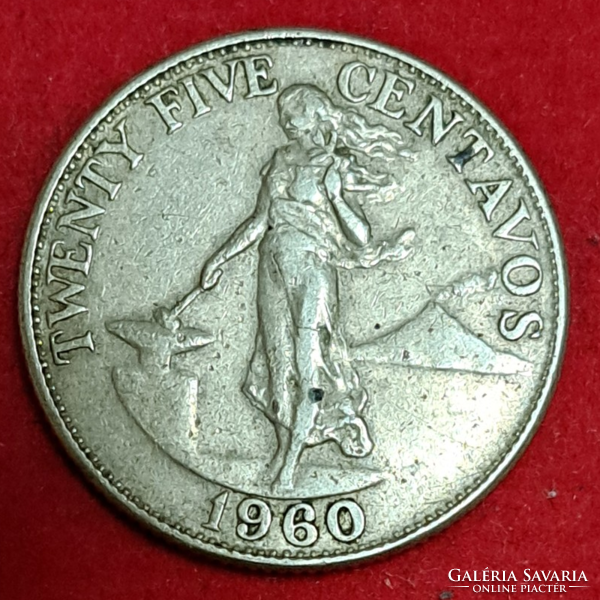 1960.  Fülöp-szigetek 20 centavo (1637)