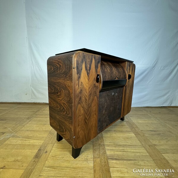 Refurbished jindřich halabala music cabinet 1958