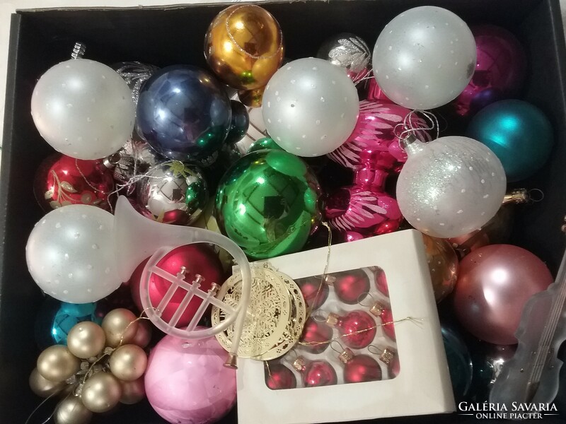 Old glass ball, top decoration, Christmas decorations, balls