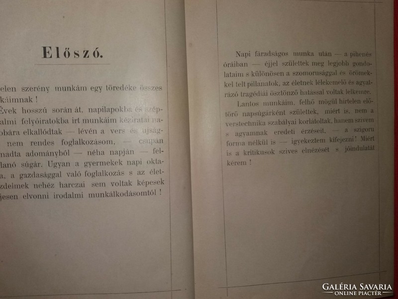 1913.ANTIK Ertl Károly:Hulló falevelek verses kötet 1.KIADÁS a képek szerint Sárbogárd Spitzer Jakab