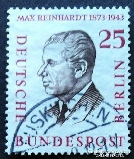 BB169p / Németország - Berlin 1957 Híres Berlini Férfiak bélyegsor 25 Pf. értéke pecsételt