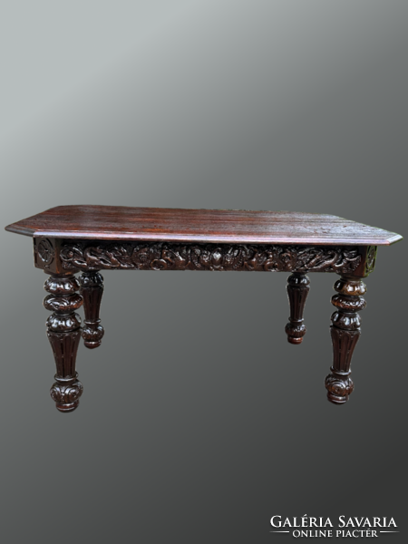 Renaissance style writing or dining table