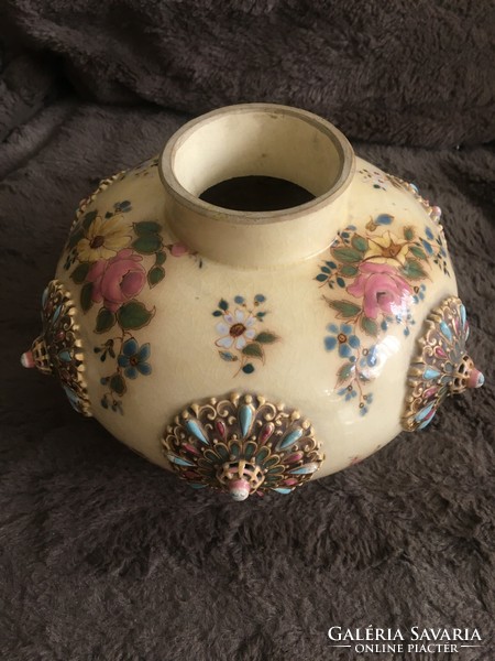 Antik Zsolnay különleges váza