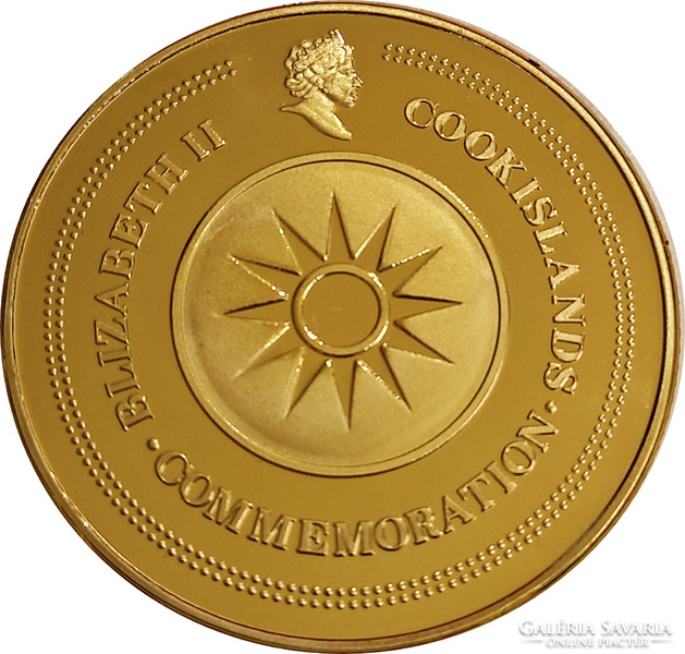 Gold Horoscope Medal - Gemini
