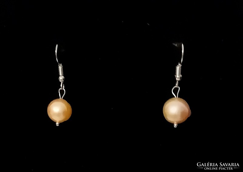 Cultured pearl set beige!