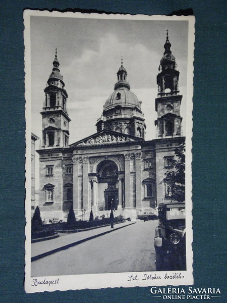 Képeslap,Postcard, Budapest, Szent István Bazilika, 1940
