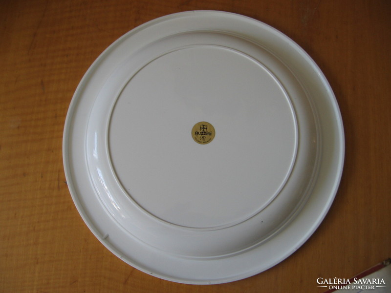 Retro guzzini italy white melamine tray