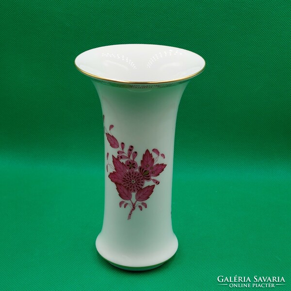 Herend apponyi patterned porcelain vase