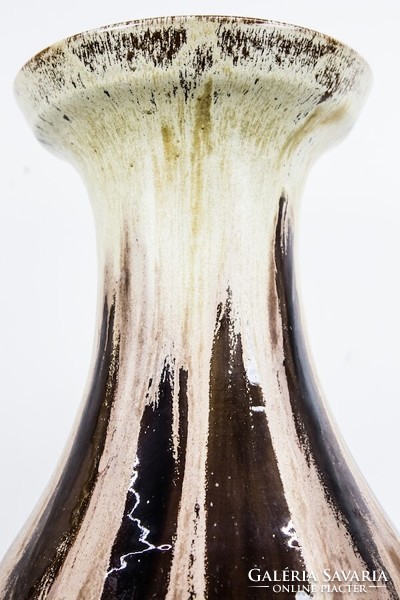 Ceramic floor vase by industrial artist éva Bod, 1960's - 51766