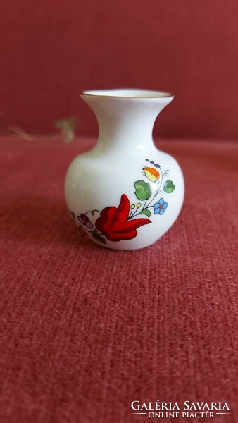 Kalocsai porcelain vase shoe toothpick toothpick holder in one.