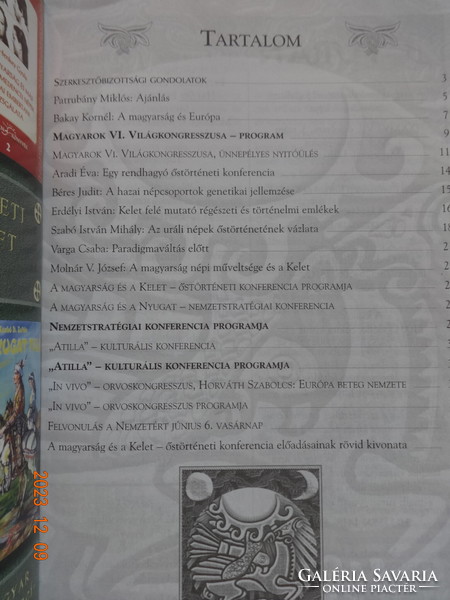 Turán magazin (A magyar eredetkutatással foglalkozó tudományok lapja) - 3 db együtt