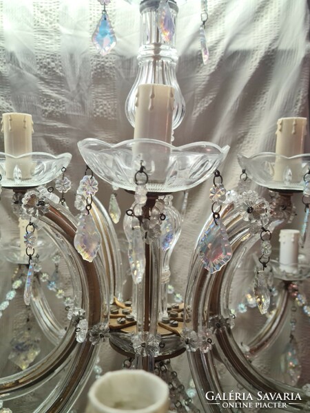 Beautiful Muramó chandelier with 12 arms, in perfect condition