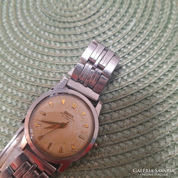 Extremely rare doxa second hand anti magnetic 21 stone men's wristwatch