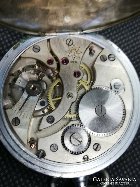 Junghans pocket watch dial + case structure as parts