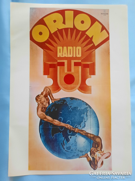 Orion radio - poster, repint, 2 pieces