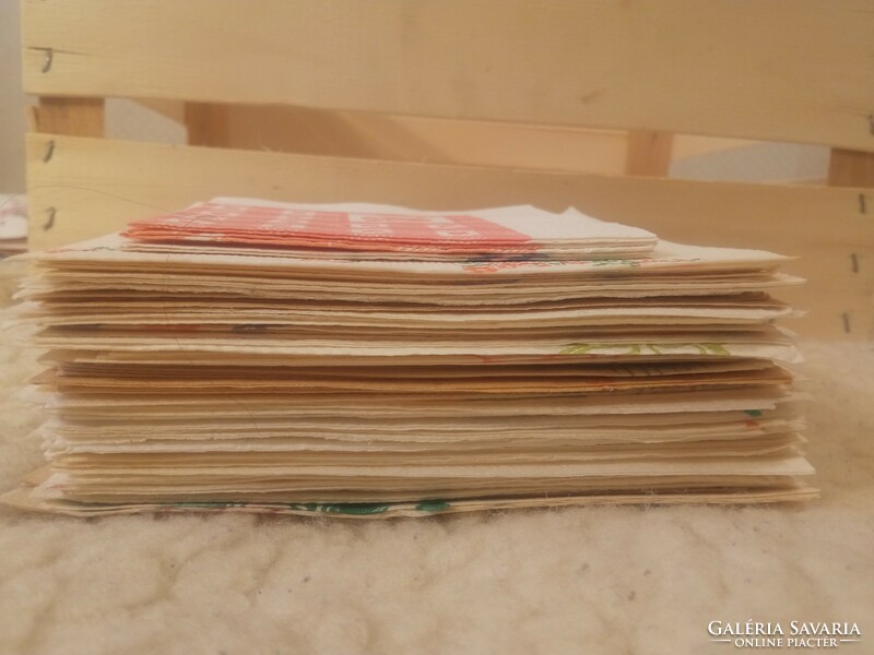 100 piece retro napkin collection, paper napkins smaller than normal
