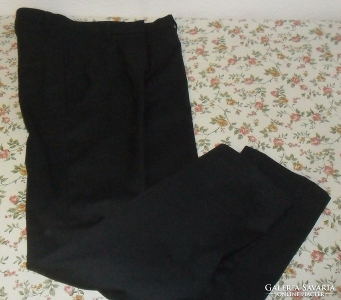 Új AUDI női , nagyon jó szabású, fekete pamutvászon pantalló nadrág . XS- S méret.