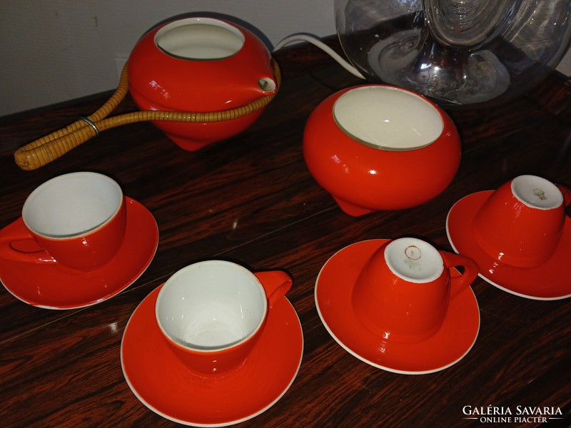 Zsolnay art deco coffee set