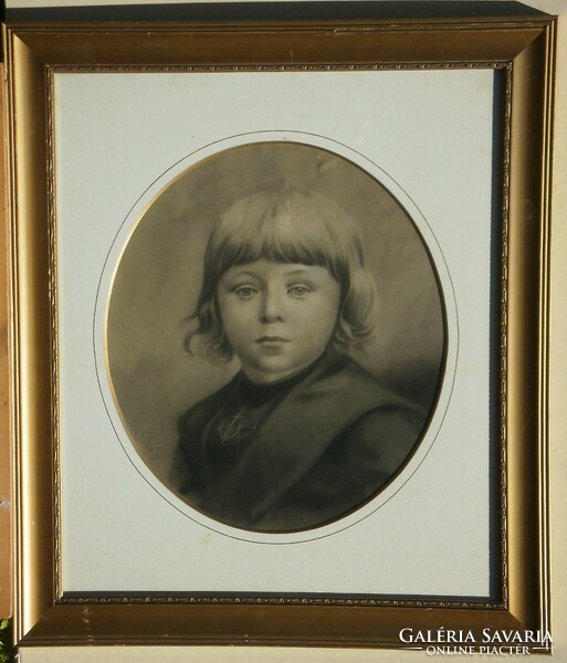 Rudolf Pöpl (1861-) : Gyermekportré