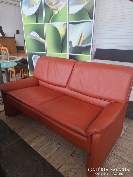 Real leather sofa