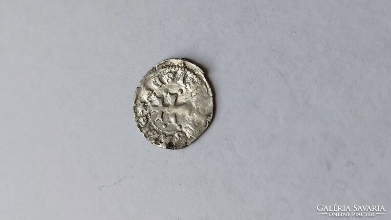 Louis I silver denar with nutmeg head