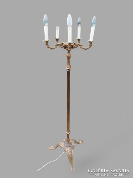 Copper floor lamp - 170 cm