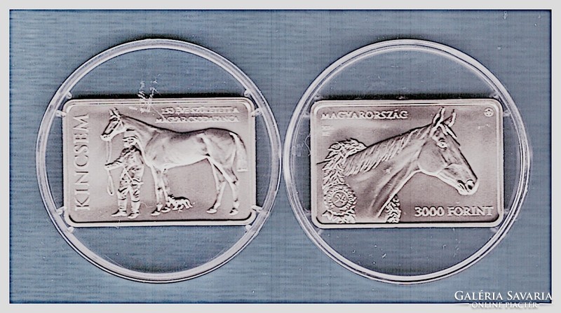 Kincsem 2024 HUF 3,000 non-ferrous commemorative coin in capsule, with brochure