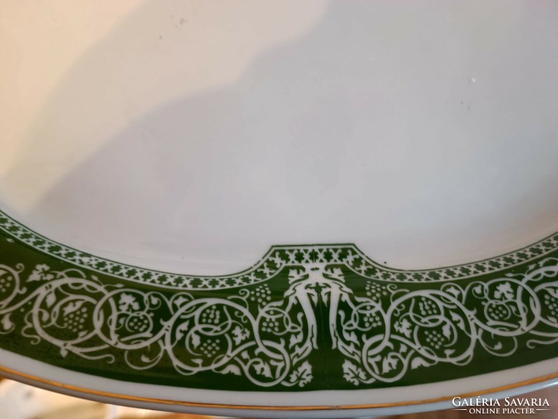 Rare tokaj pattern cake plate & display stand