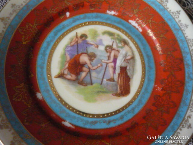 Antique decorative bowl coaster small plate 2403 26