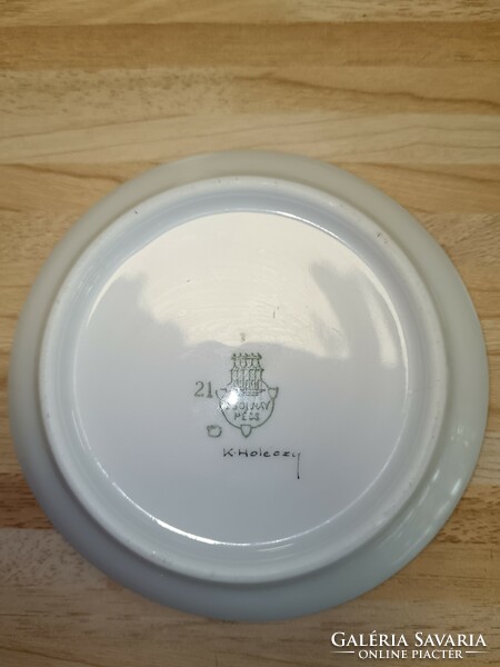 Zsolnay k. Holeczy etus mini plate