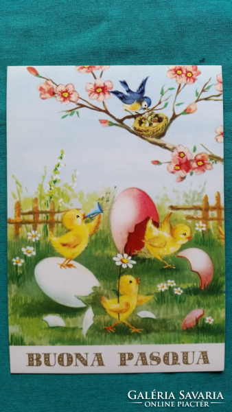 Régi húsvéti üdvözlő képeslap