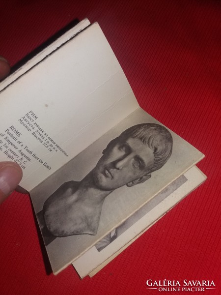 1972. Régi utazó emlék CCCP kiállítási fotó leporelló kiskönyv Ermitázs gyűjtemény képek szerint