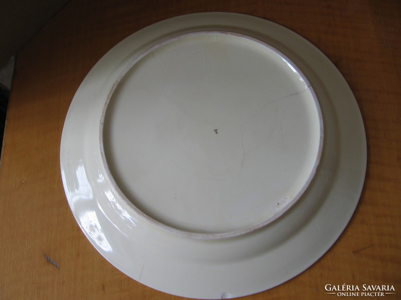 Antique Zsolnay orchid plate