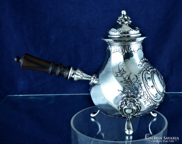 A curiosity!!! Antique silver chocolate pourer, Paris, ca. 1762 - 1768!!!