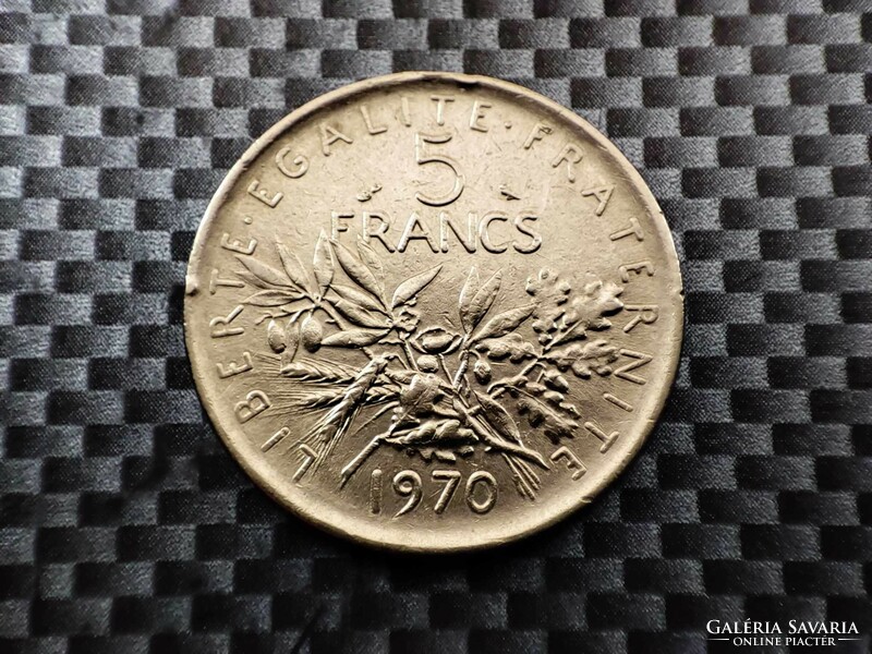 Franciaország 5 frank, 1970
