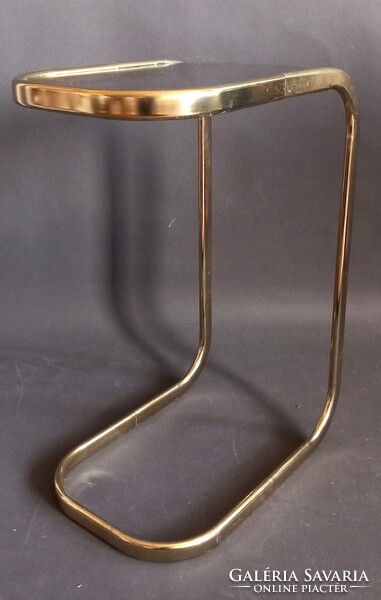 Milo baughman hollywood regency side table negotiable desig