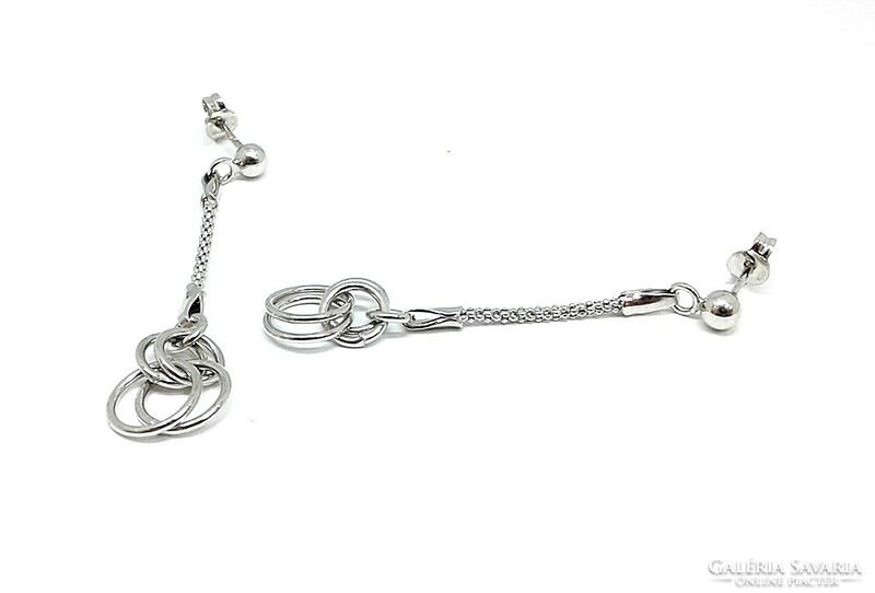 Silver dangling earrings (zal-ag117537)