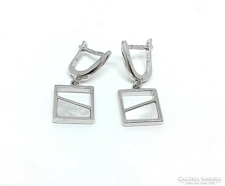 Pearl silver earrings (zal-ag116332)