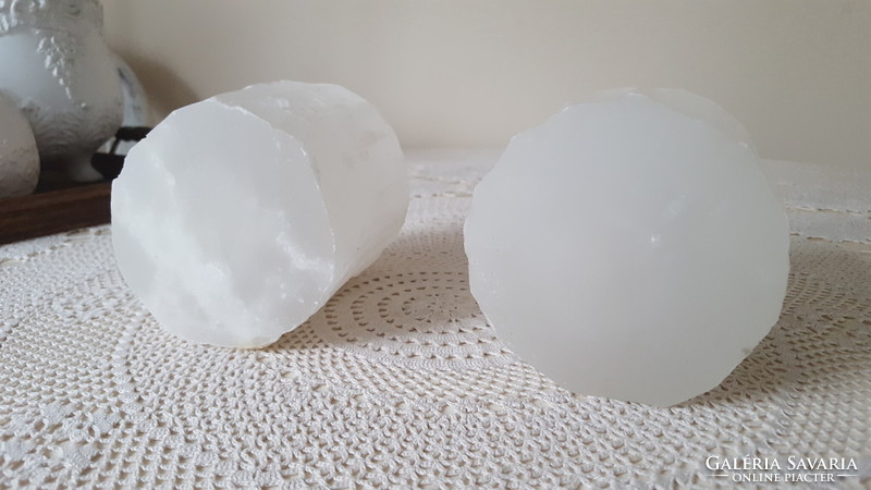 Selenite tea light holder 2 pcs.