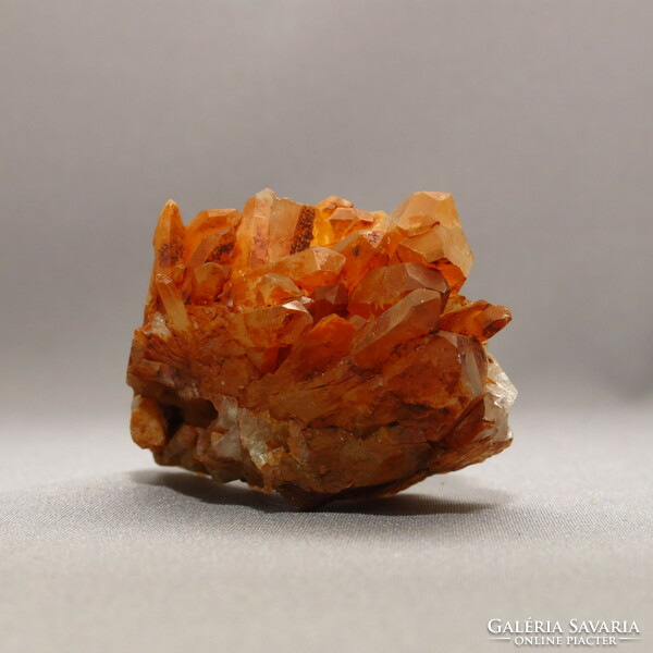 Mandarin quartz (tangerine) colony - 179 g