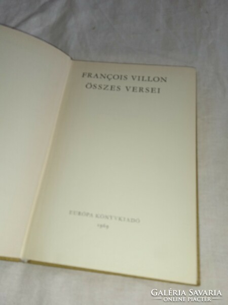 Francois Villon - Francois Villon összes versei
